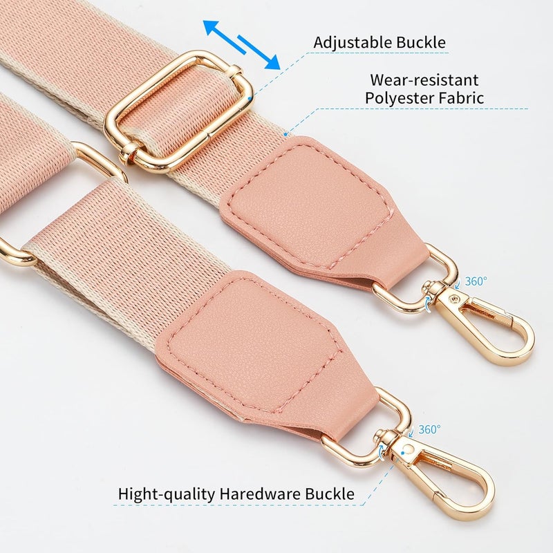 Hamdecro Store Purse Straps Replacement Crossbody, Universal Wide Shoulder Strap for Bags Adjustable Straps for Handbags - Image 3